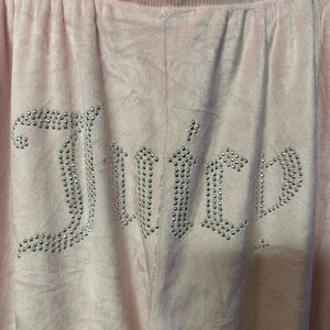 Baby Pink Juicy Couture velour pants